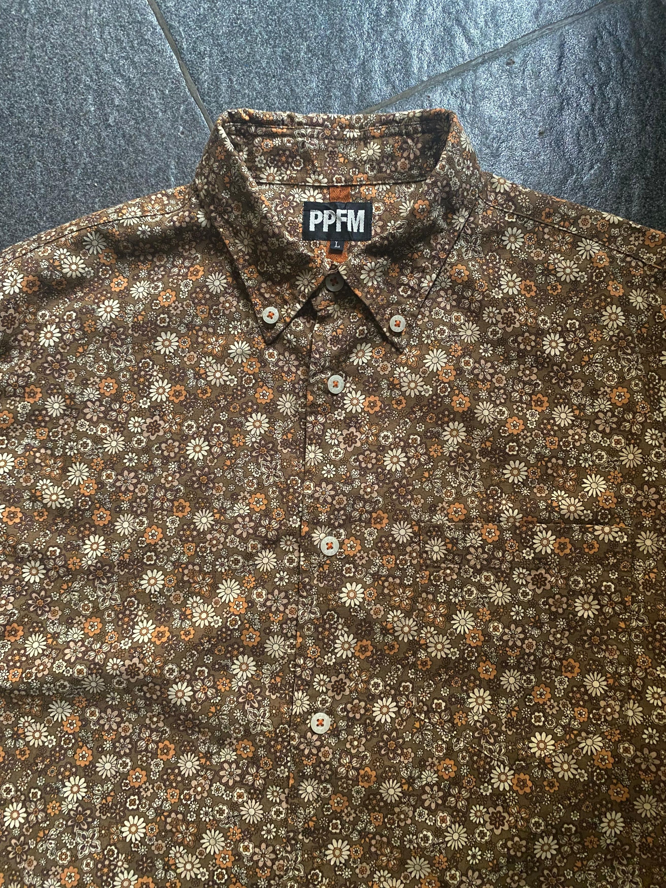PPFM PPFM Vintage Flower Button Shirt Size US L / EU 52-54 / 3 - 2 Thumbnail