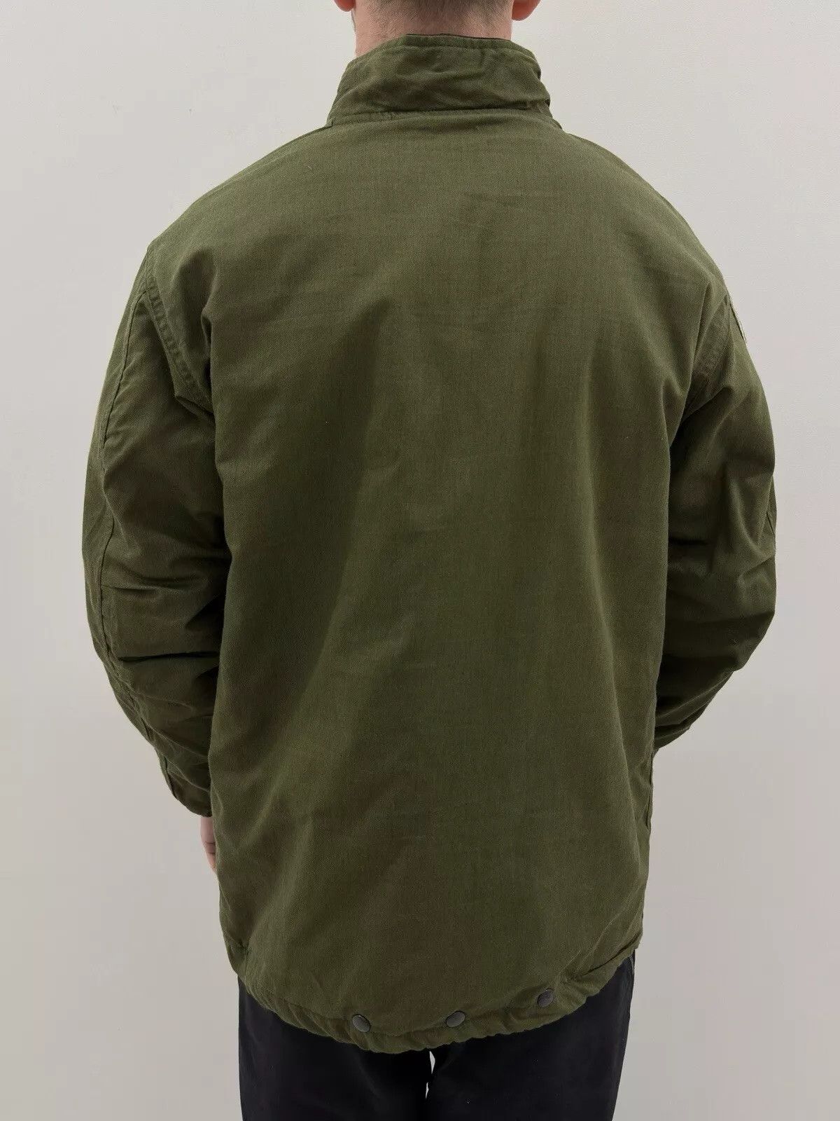 Vintage VINTAGE ARMY 1960s MILITARY MILITARIA JACKET SERVAL ZIP RARE Size US M / EU 48-50 / 2 - 2 Thumbnail