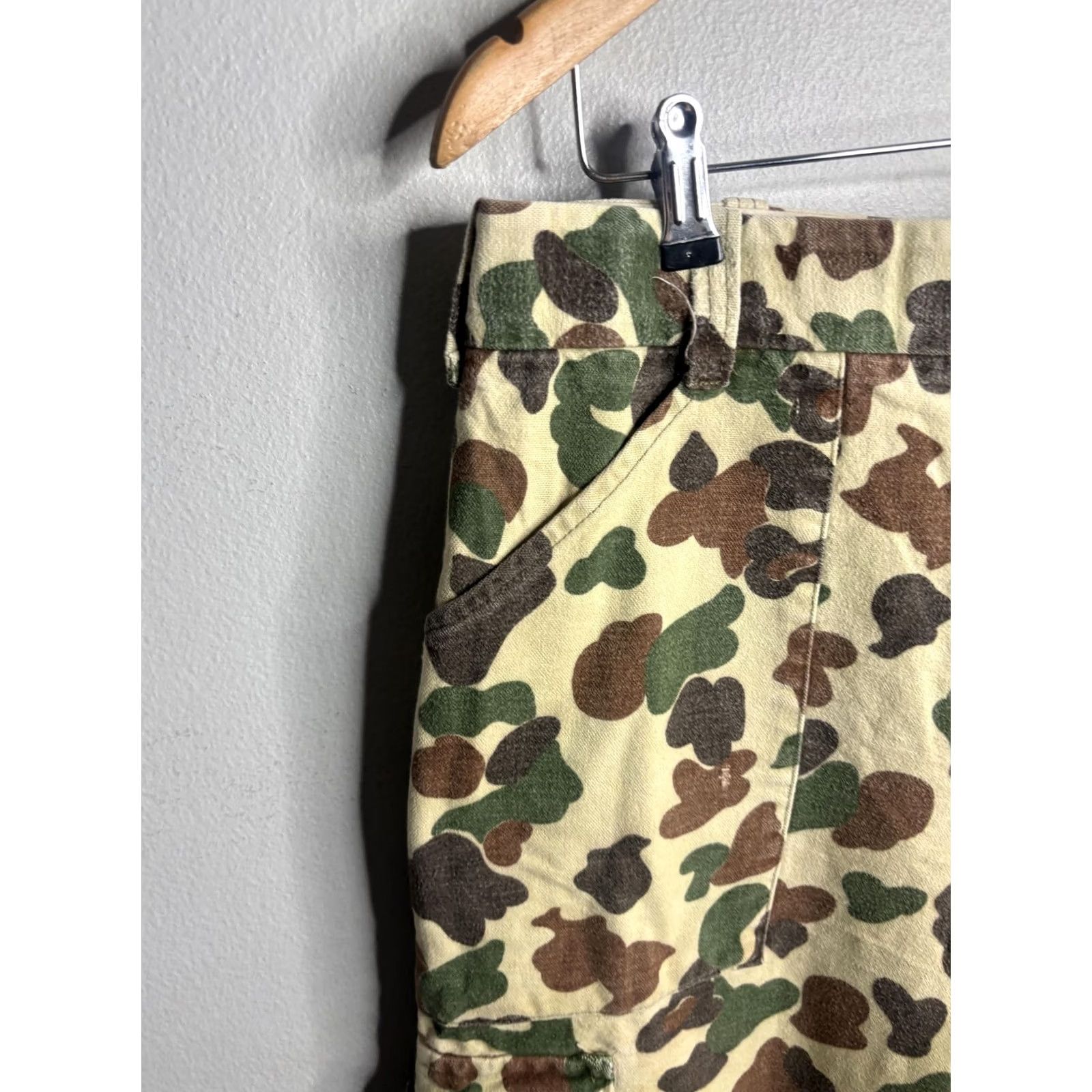 Vintage Duxbak Pants Mens 37W x 29L Cargo Camouflage Workwear Pockets Outdoor Pants Mens Size US 37 - 2 Thumbnail