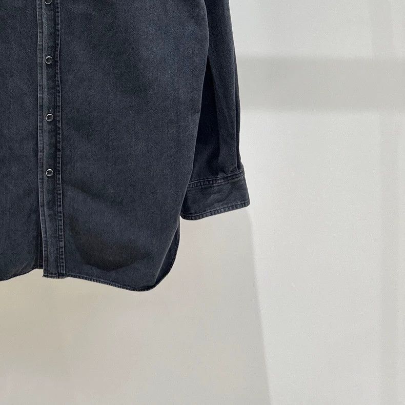 Balenciaga Balenciaga size 36 Black cotton lapel single-breasted long Size US XS / EU 42 / 0 - 4 Thumbnail