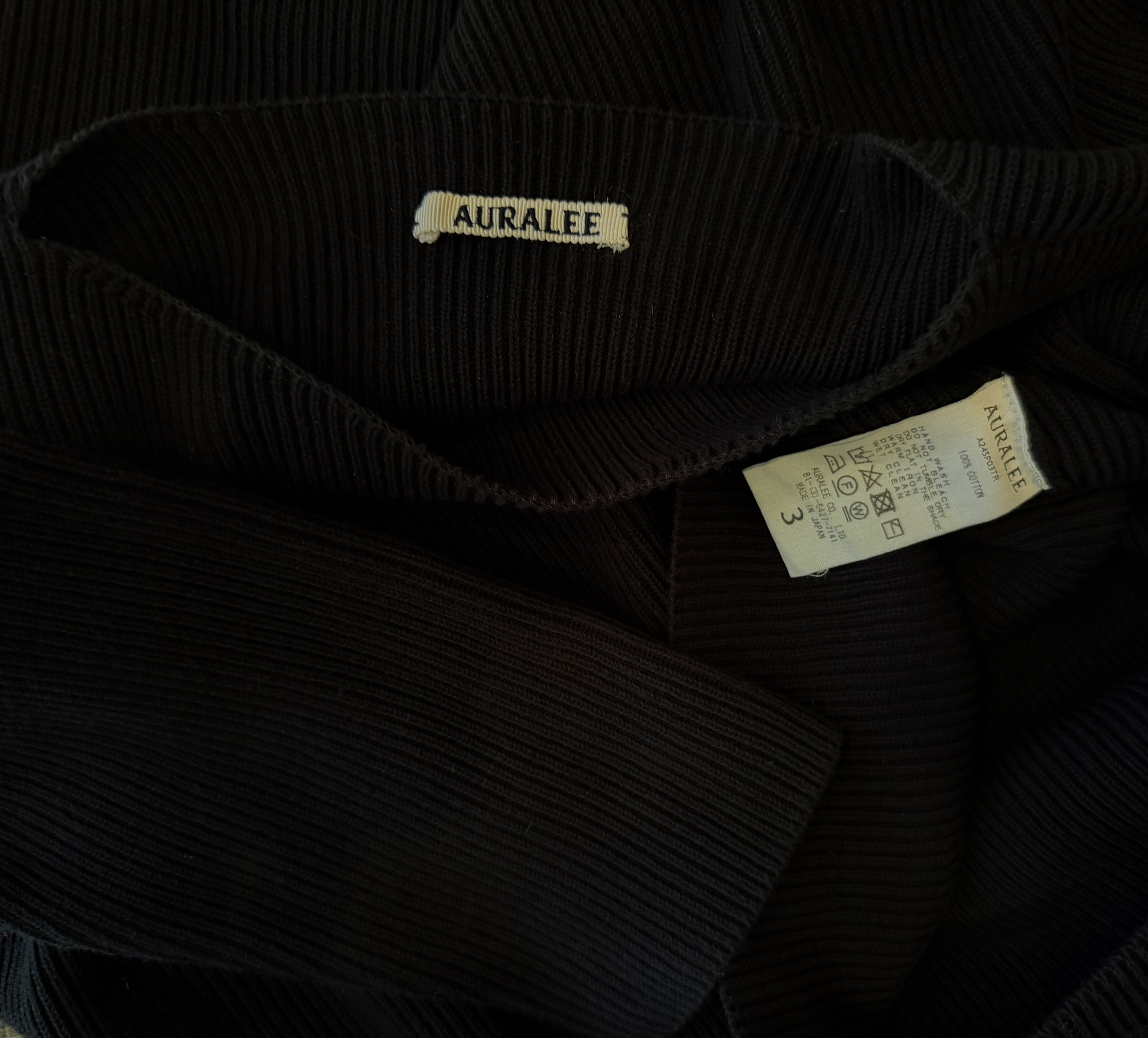 Auralee Rib Knit Boat Neck Sweater Size US M / EU 48-50 / 2 - 4 Thumbnail