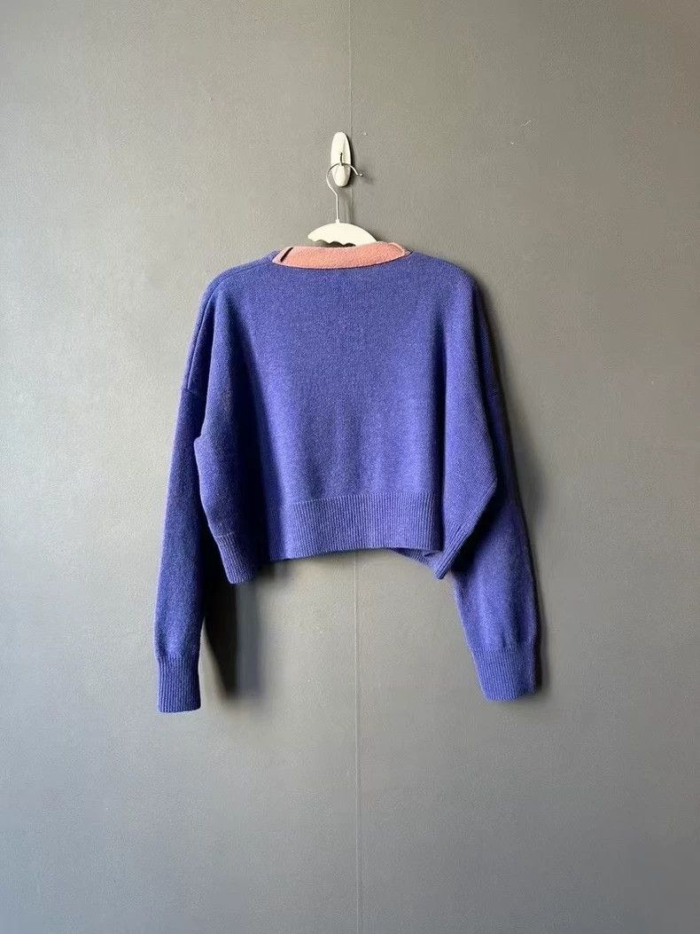 Loewe LOEWE Short purple cardigan Size M / US 6-8 / IT 42-44 - 2 Thumbnail