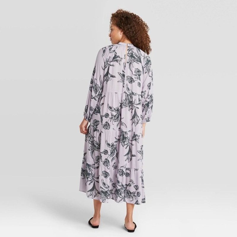 Target Basics a new day | Long Sleeve Dress Light Purple | Size L Size L / US 10 / IT 46 - 2 Thumbnail