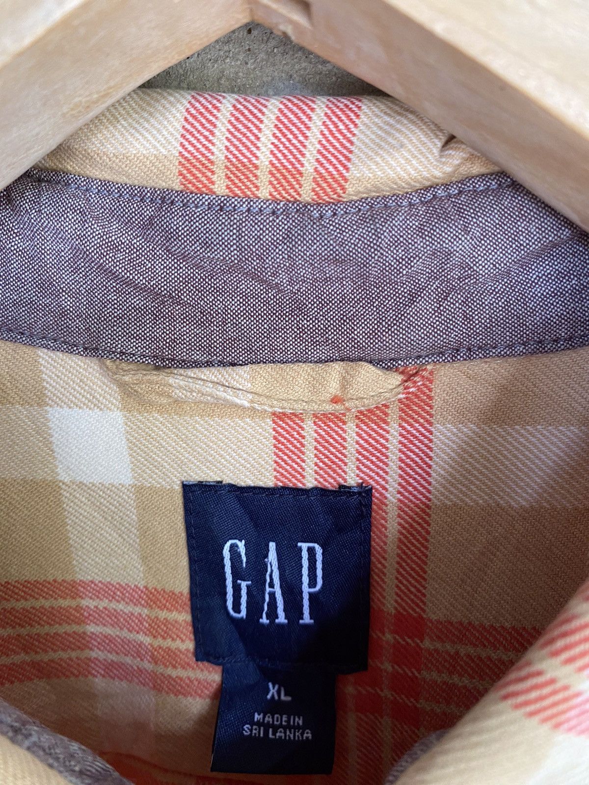 Gap Vintage Gap Plaid Tartan Flannel Shirt Button Up Size US XL / EU 56 / 4 - 4 Thumbnail