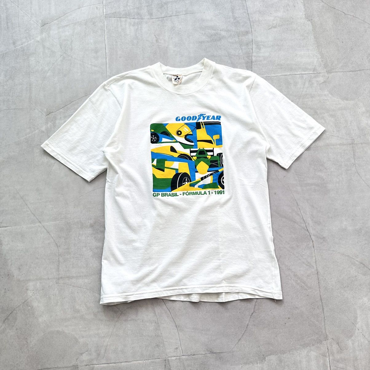 Formula 1 Vintage 1991 Grand Prix Brasil Formula 1 Ayrton Senna Racing Size US M / EU 48-50 / 2 - 1 Thumbnail