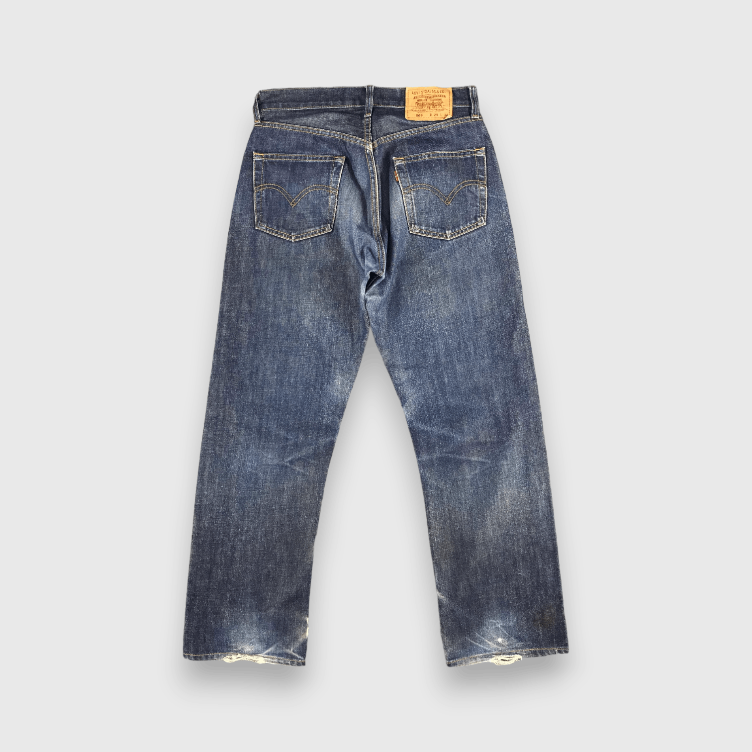 Levi's Vintage 90s Blue Wash Levis 509 Jeans-J1837 Size US 30 / EU 46 - 2 Thumbnail