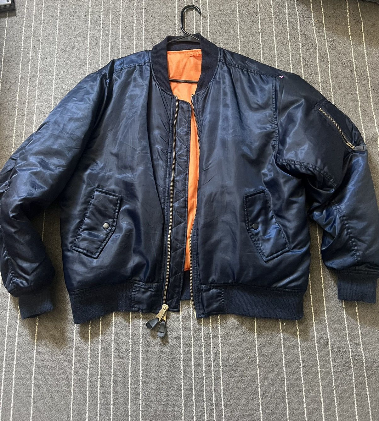 Vintage Ma-1 bomber jacket Size US L / EU 52-54 / 3 - 1 Thumbnail