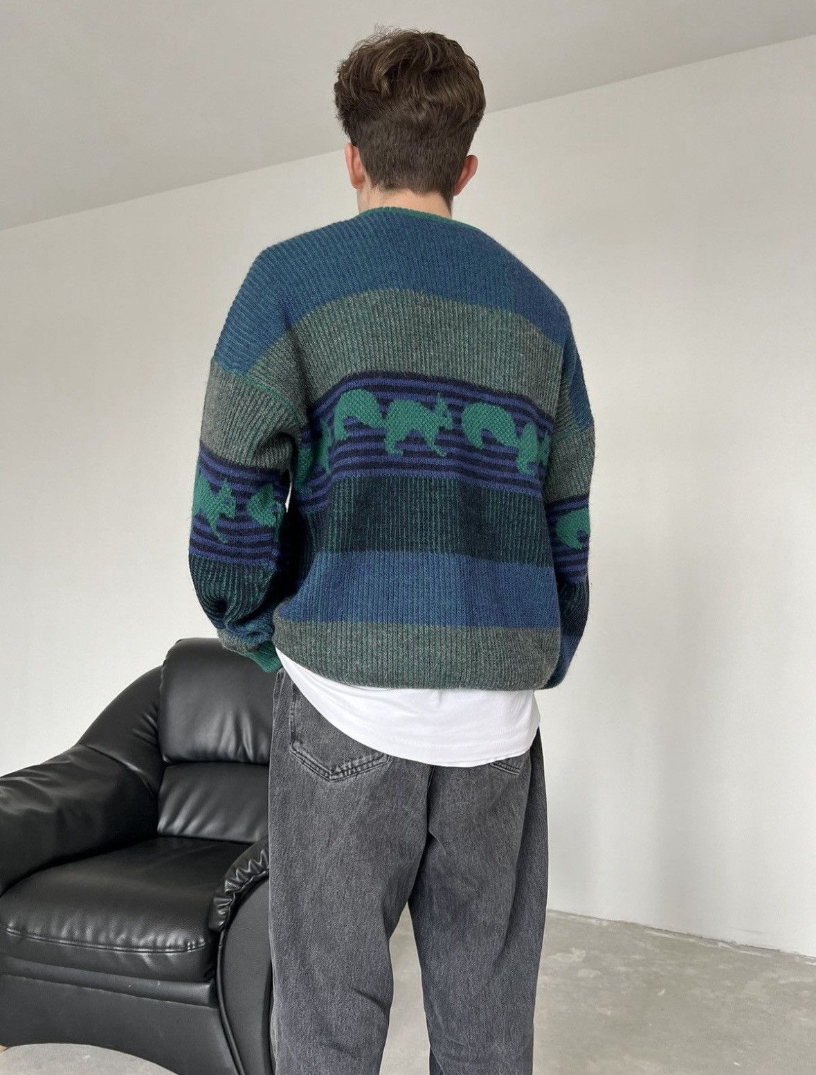 Lacoste Vintage Lacoste Knitted Sweater 80s Made in France Size US L / EU 52-54 / 3 - 10 Thumbnail