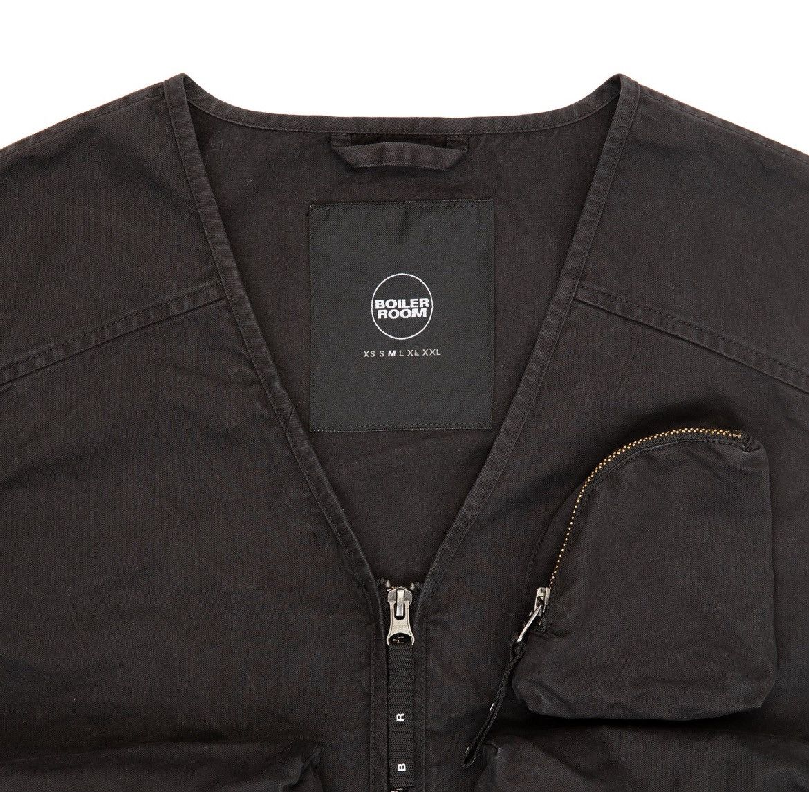 Boiler Room Boiler Room Multi Pocket Gilet Vest size Medium Black Size US M / EU 48-50 / 2 - 3 Thumbnail