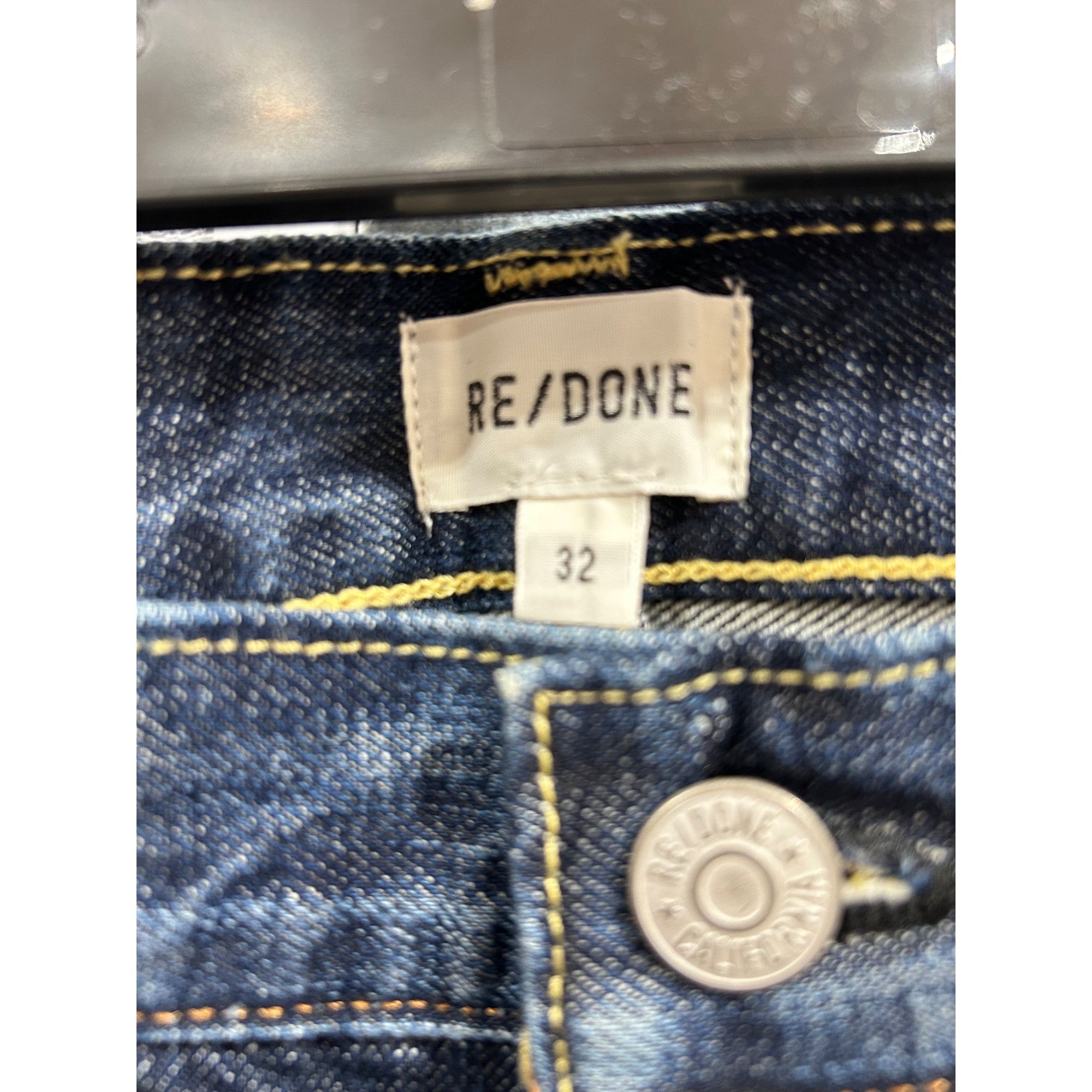 RE/DONE $295 NWT RE/DONE 1 YEAR WEAR 50s STRAIGHT JEANS SZ 32 Size US 32 / EU 48 - 6 Thumbnail