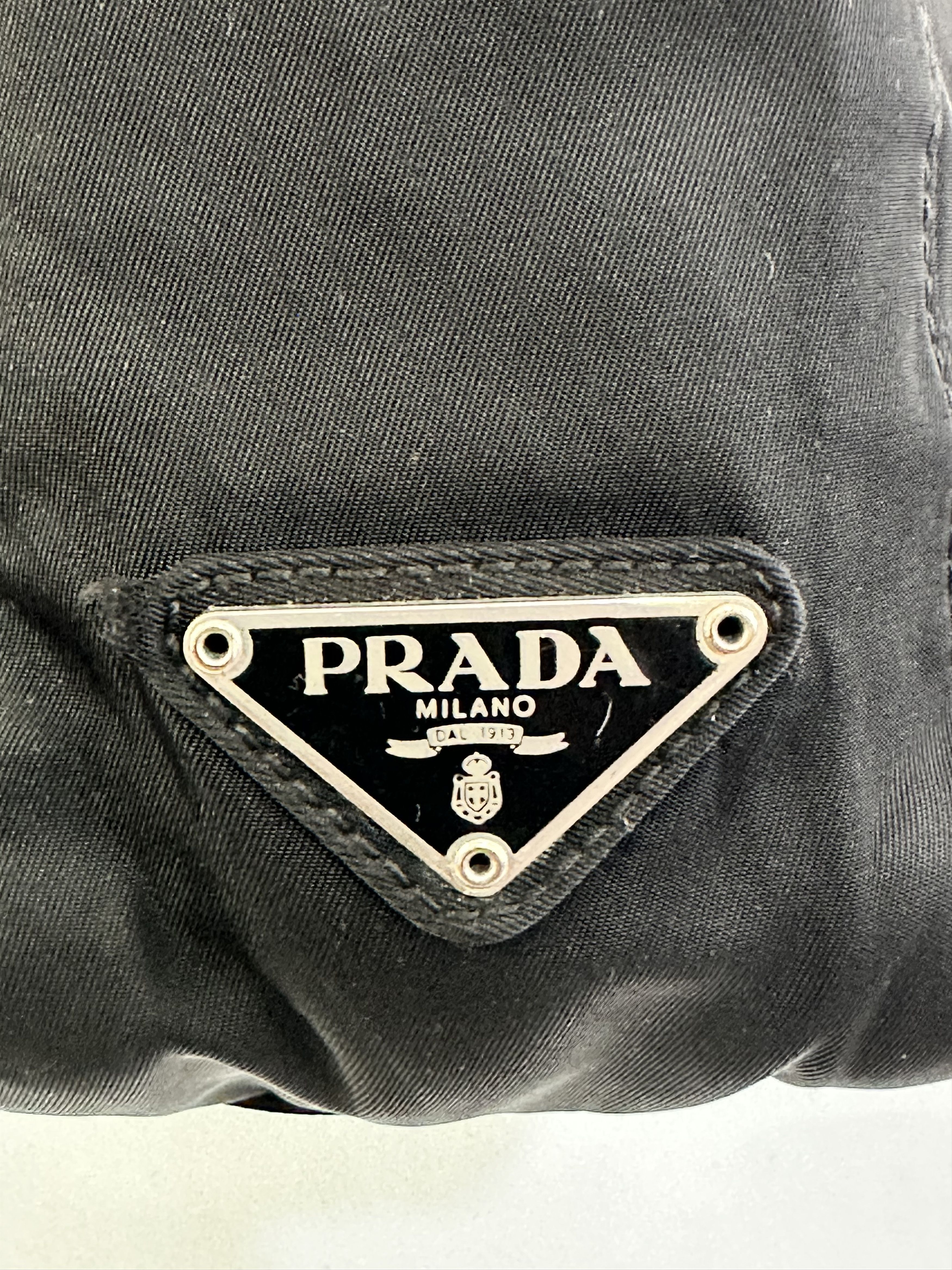 Prada × Vintage Prada Black Nylon Tote Bag Size ONE SIZE - 5 Thumbnail