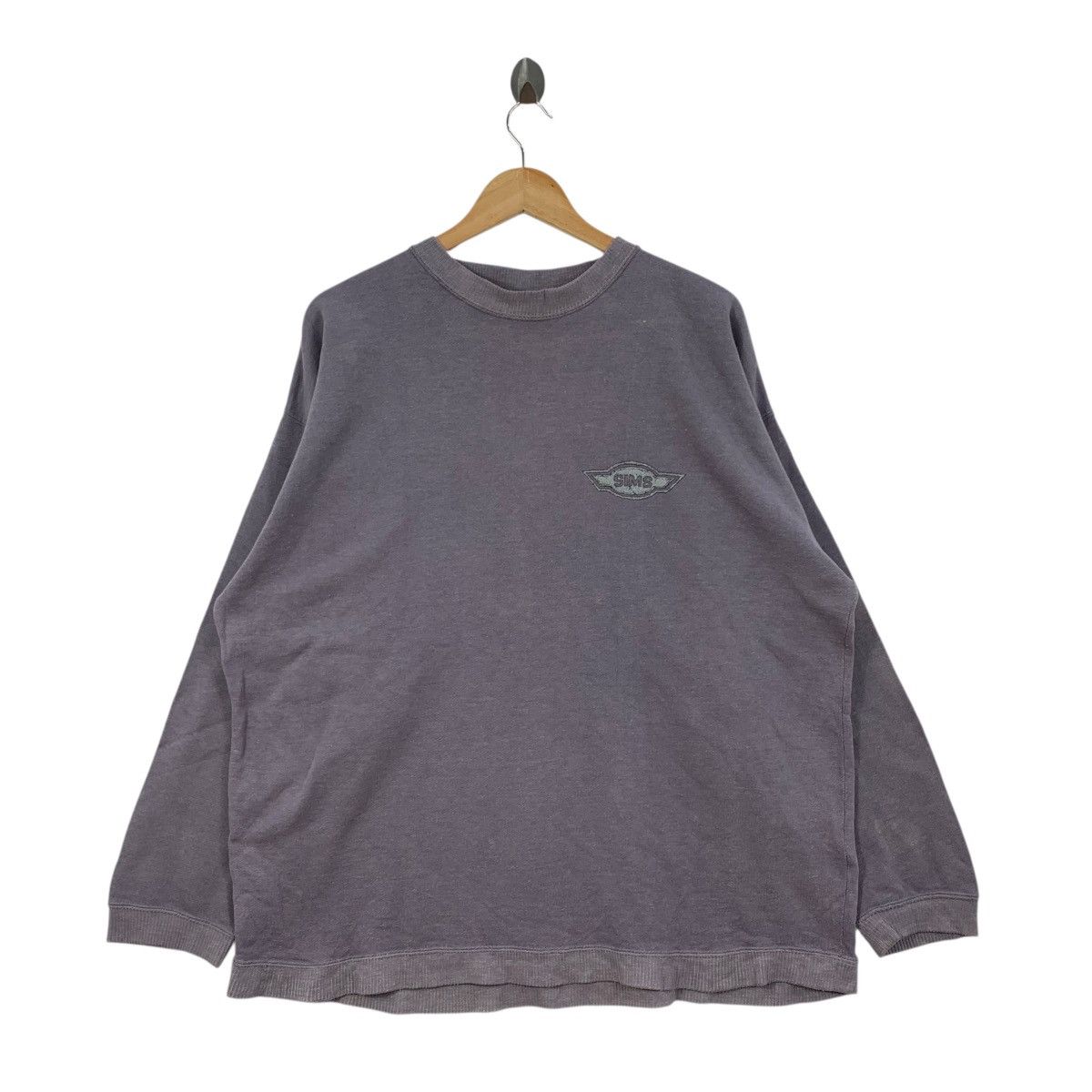 Vintage Vintage 90s SIMS SKATEBOARD SURFBOARD Surfing Usa Sweatshirt Size US L / EU 52-54 / 3 - 3 Thumbnail