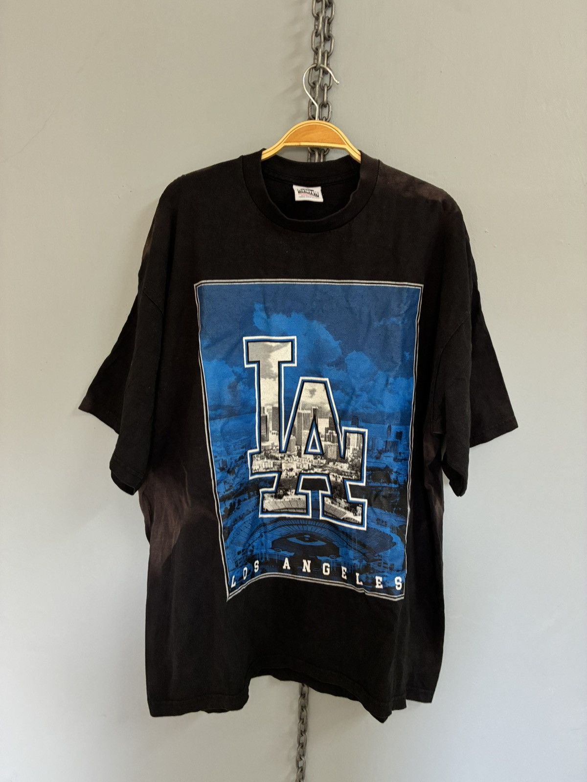 Vintage Vintage Y2K Los Angeles sunfaded t shirt Size US XXL / EU 58 / 5 - 1 Thumbnail