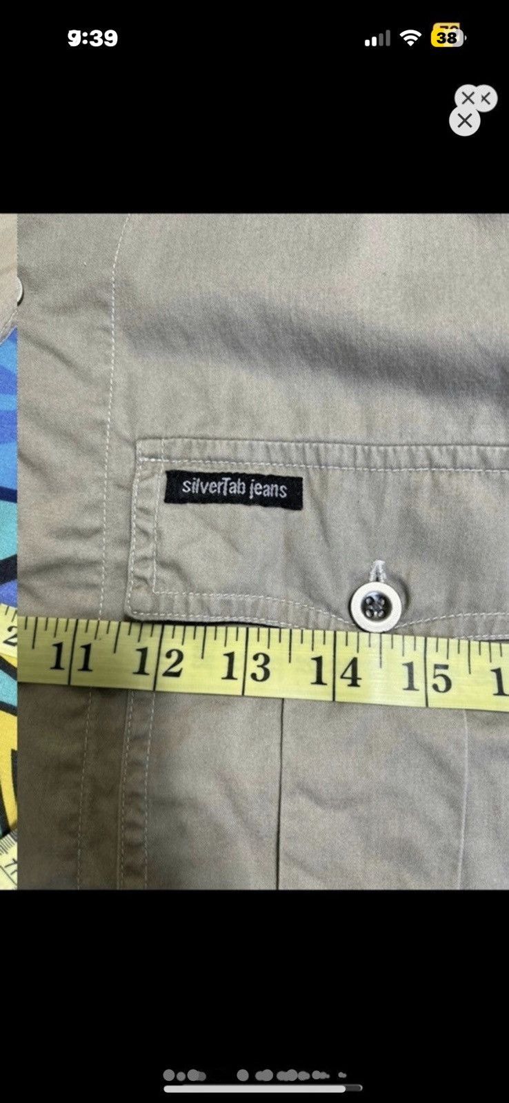 Levi's ***FINAL DROP***RARE 90s LEVIS SILVER TAB BUTTON UP S Size US S / EU 44-46 / 1 - 3 Thumbnail