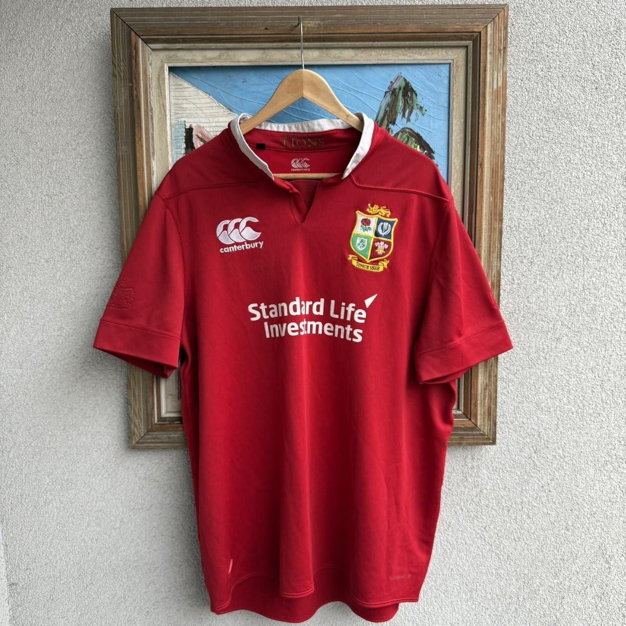 Canterbury of New Zealand British & Irish Lions 2017 Jersey Red XL Size US XL / EU 56 / 4 - 1 Thumbnail