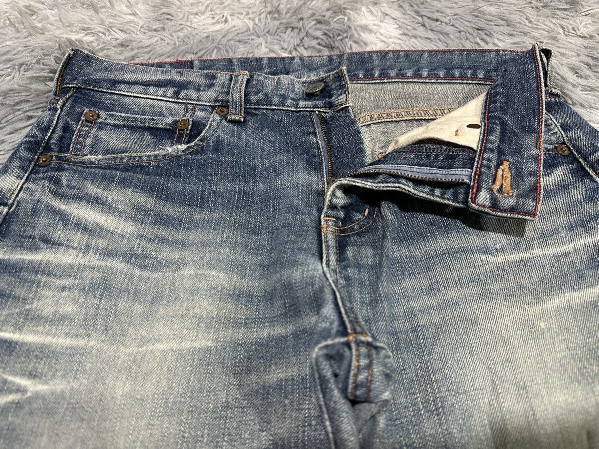 Japanese Brand 🔥Y2K Soul Of Freedom Made In Heaven Whisker Denim Size US 32 / EU 48 - 5 Thumbnail
