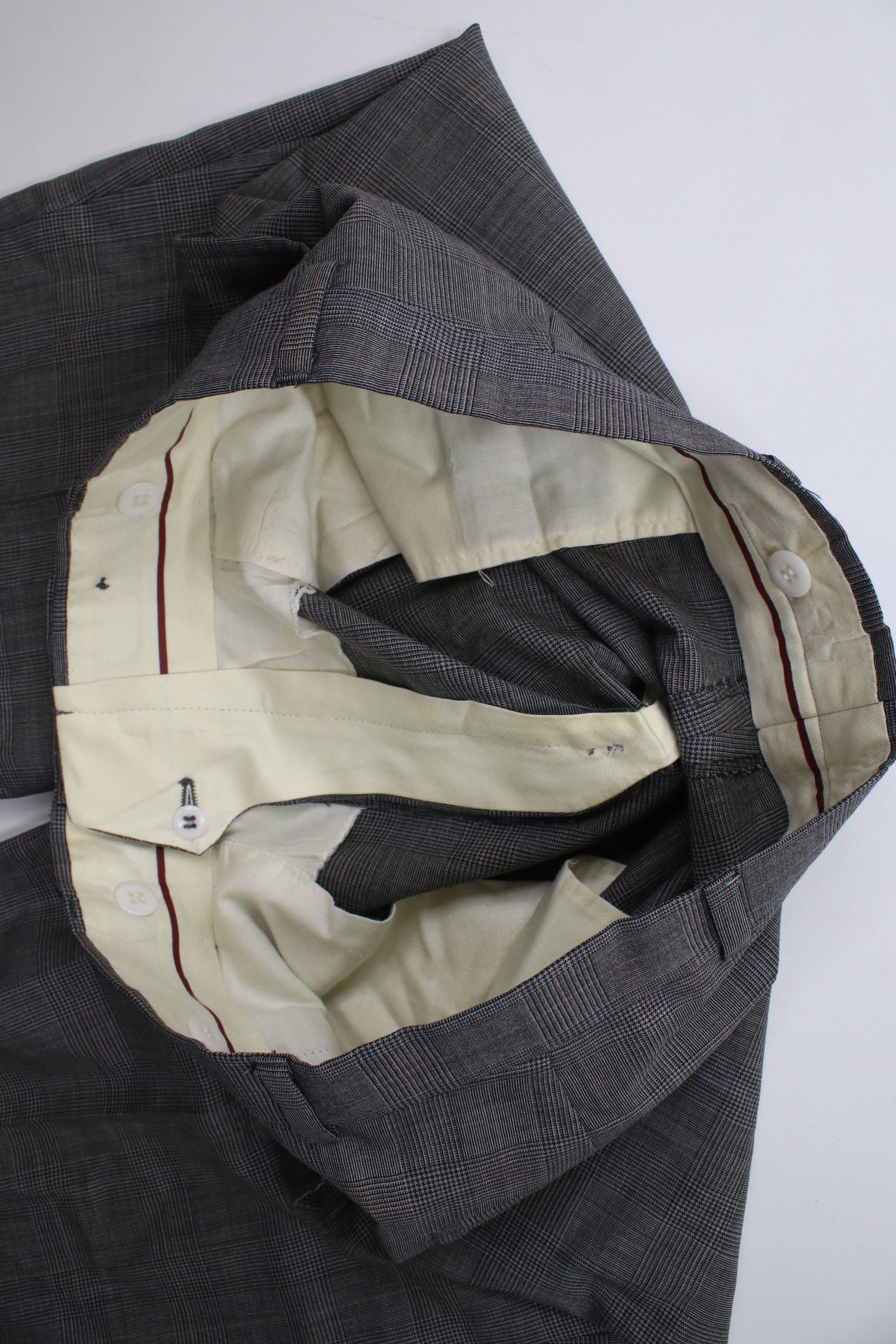 Vintage Vintage 70s Streetwear Wide Leg Chino Pants Houndstooth Size US 34 / EU 50 - 7 Thumbnail