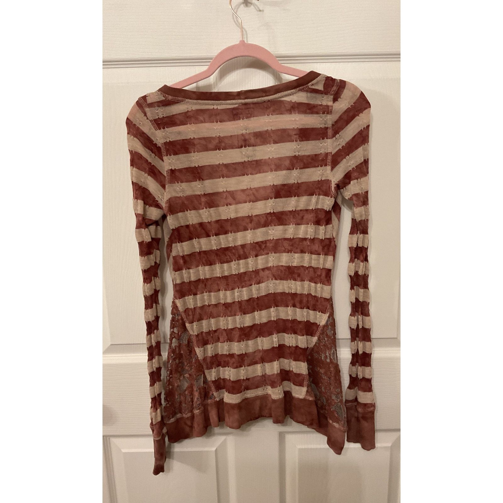 Anthropologie Anthropologie Scrapbook Striped Asymmetrical Hem Cardigan, M Size M / US 6-8 / IT 42-44 - 5 Thumbnail