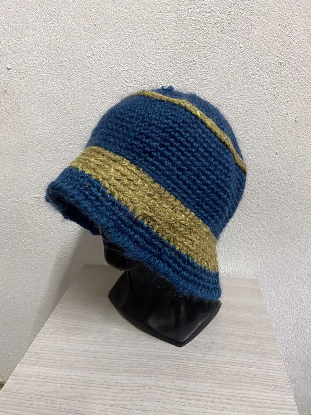 Japanese Brand Japanese Brand Knit Bucket Hat Size ONE SIZE - 2 Thumbnail