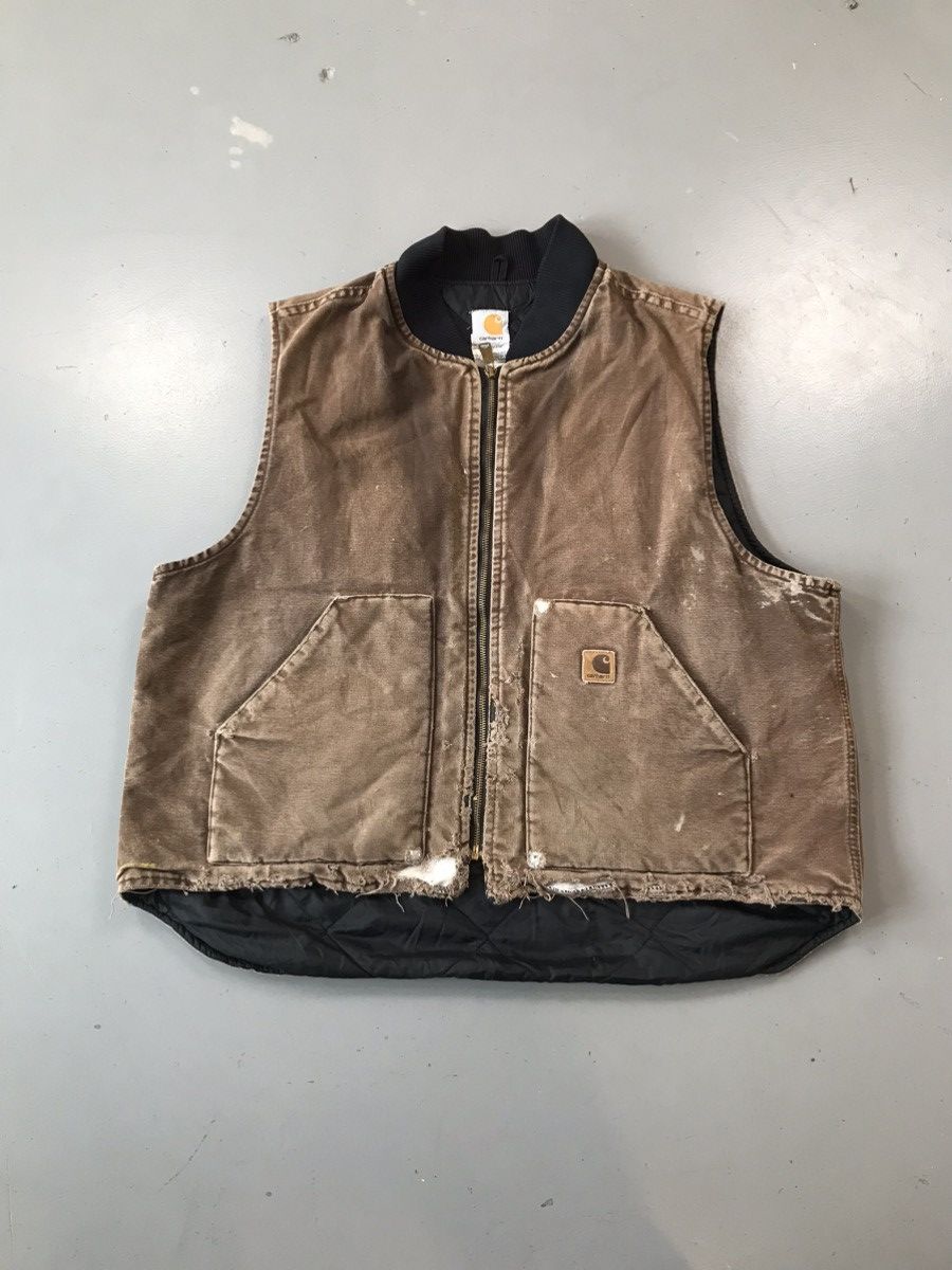 Carhartt × Vintage Vintage Carhartt V02 DKB quilted line vest