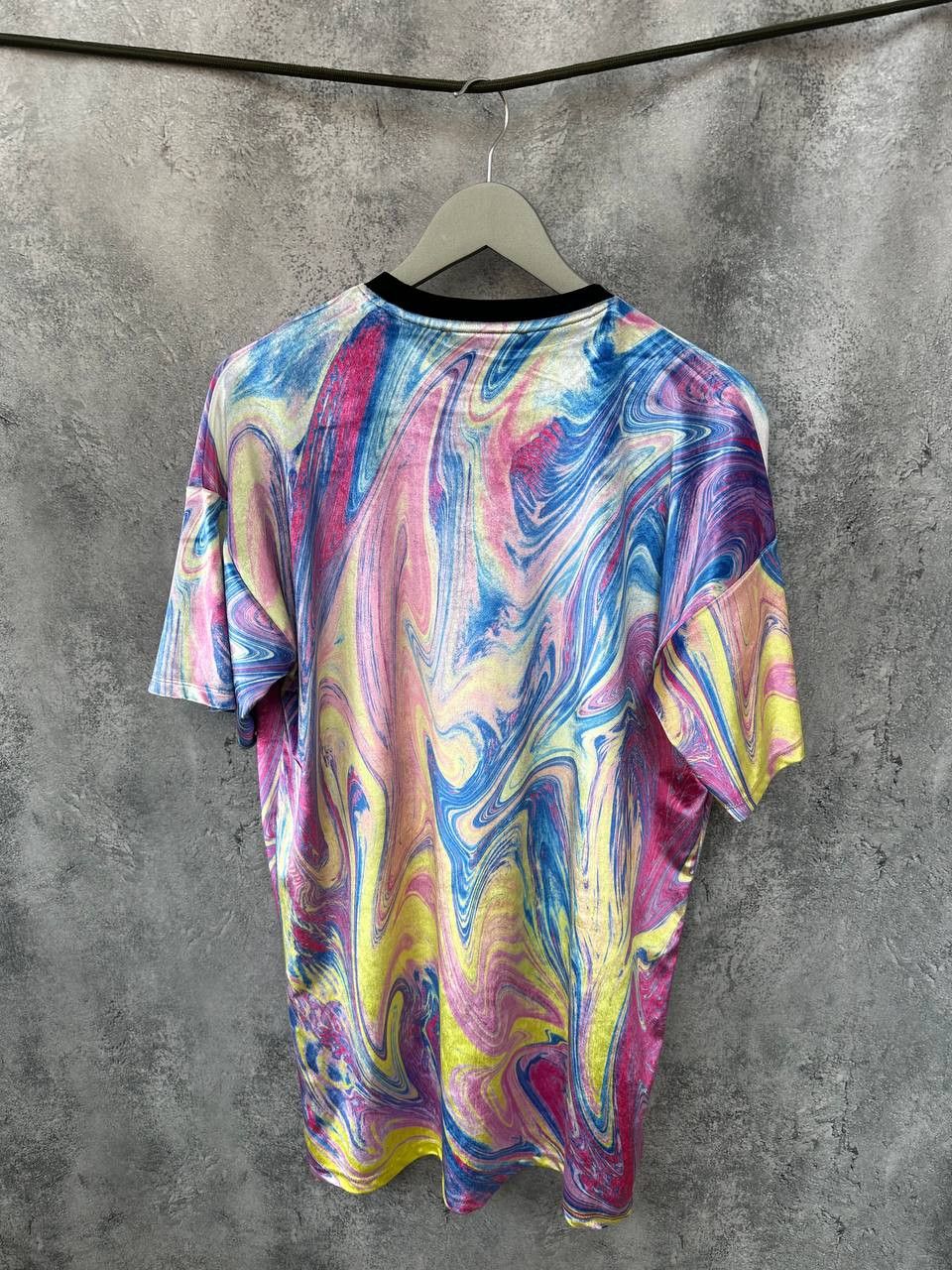 Jaded London Jaded London Psychedelic Marble Swirl Oversized Velour Dress Size M / US 6-8 / IT 42-44 - 3 Thumbnail