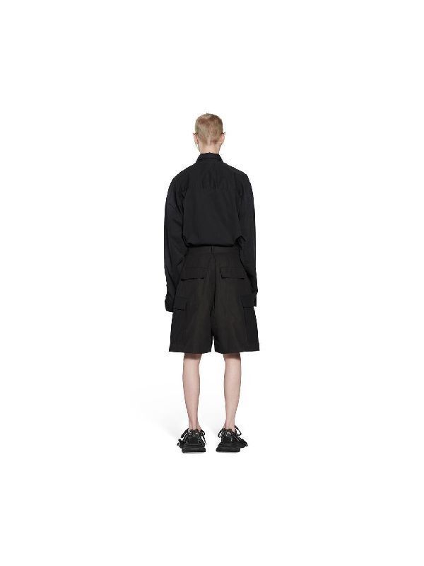 Balenciaga o1bcso1str0425 Cargo Shorts in Black Size US 34 / EU 50 - 5 Thumbnail