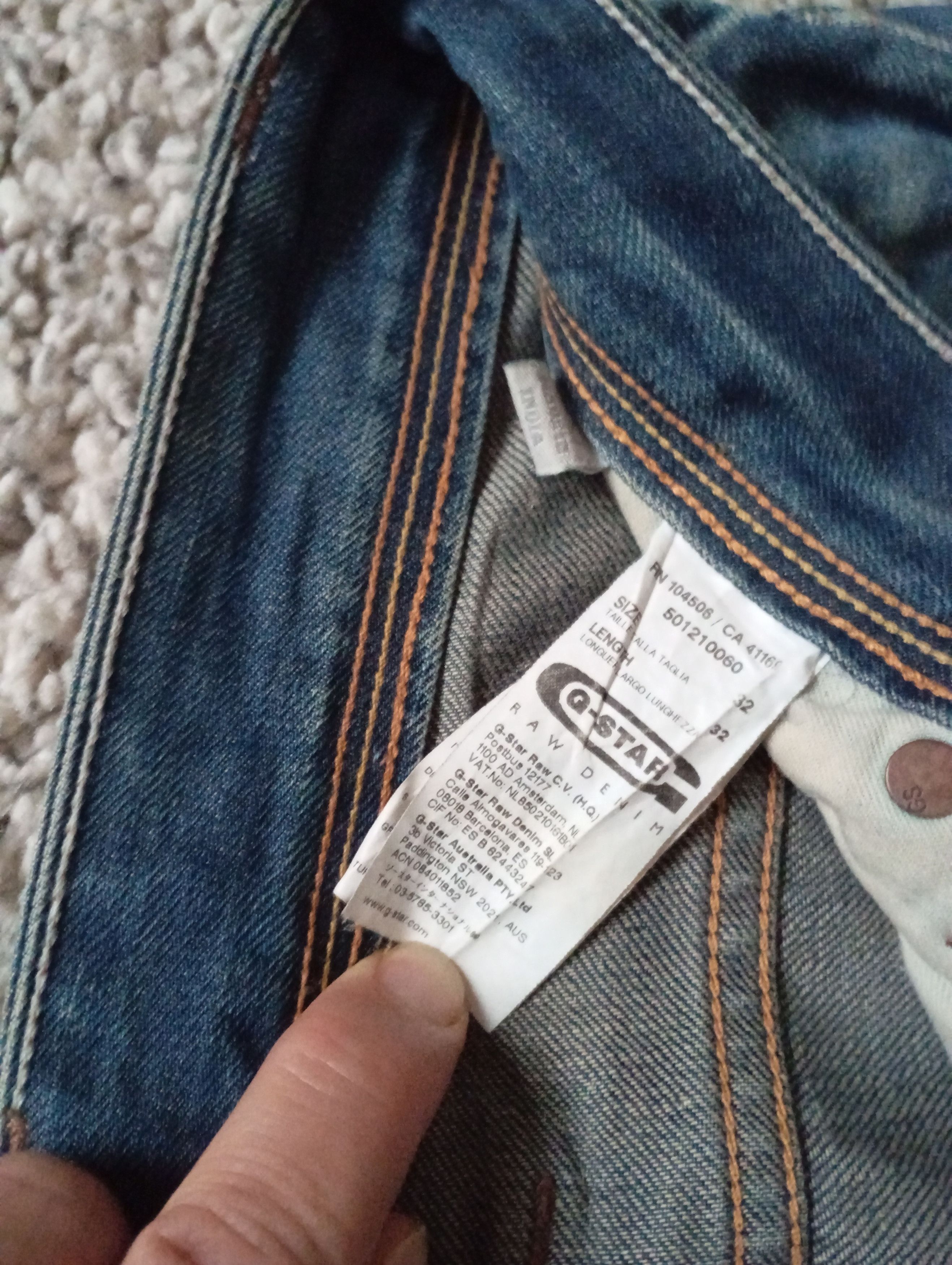 G-Star × Vintage VINTAGE GSTAR RAW DISTRESSED DENIM PANTS Y2K STYLE Size US 32 / EU 48 - 5 Thumbnail