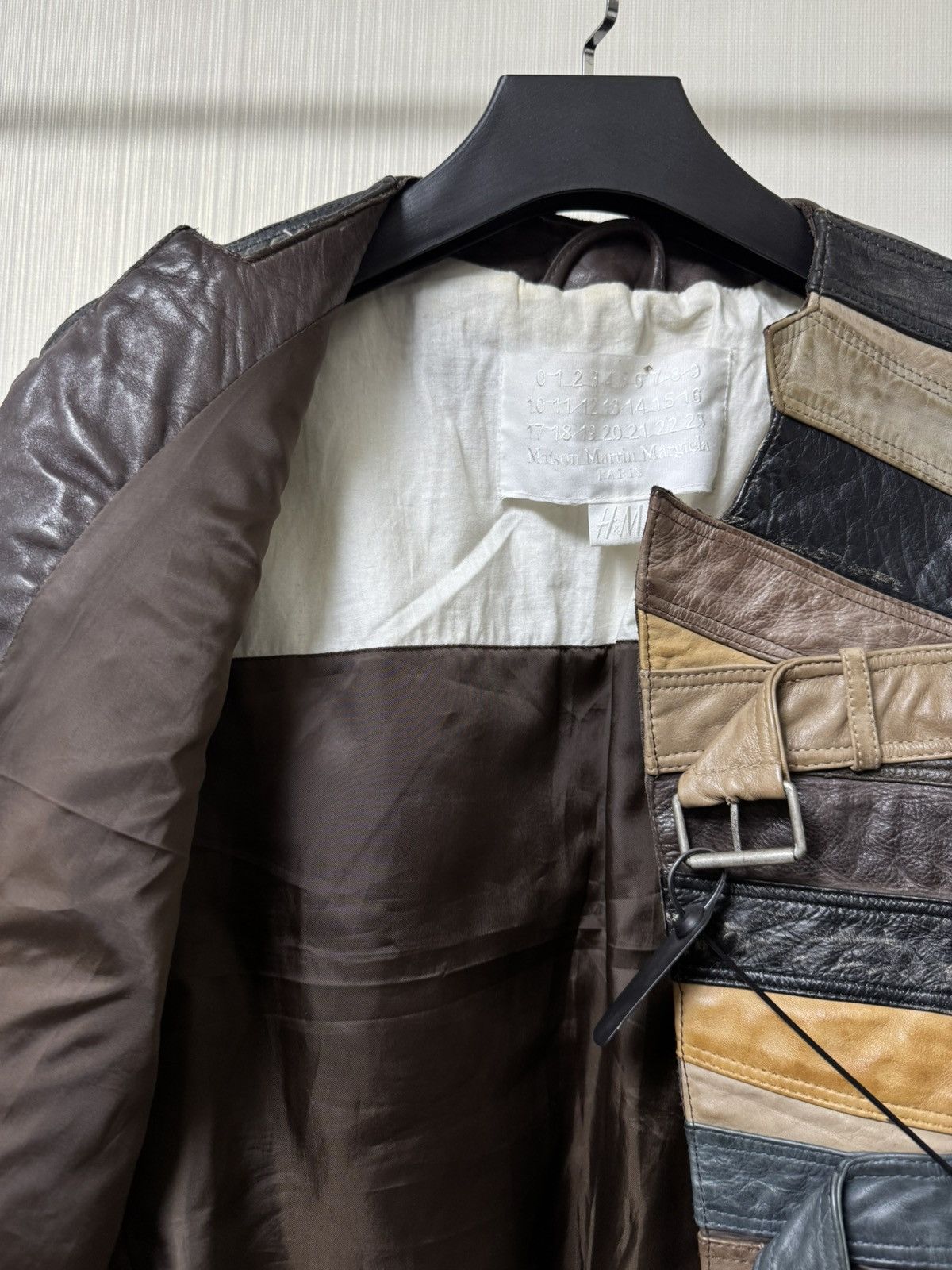Maison Margiela Maison Margiela x Hm Leather belt jacket Size US M / EU 48-50 / 2 - 3 Thumbnail
