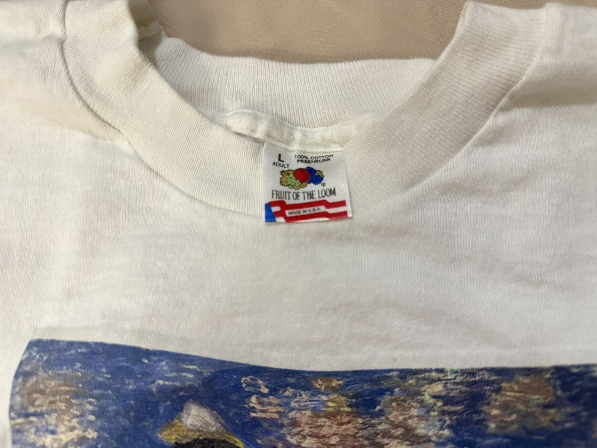 Vintage Vintage 90s Claude Monet On the Boat T-Shirt Art Size US L / EU 52-54 / 3 - 2 Thumbnail