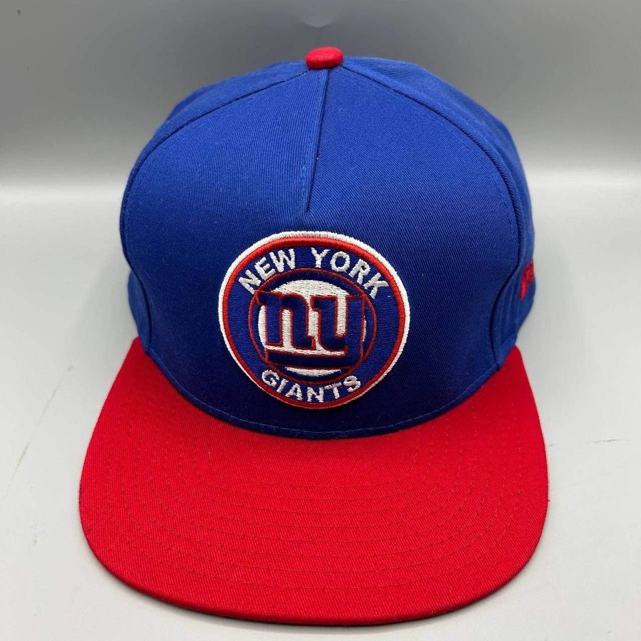 New Era New York Giants Hat Men M-L Blue Red NFL Snap Back Cotton Size ONE SIZE - 1 Thumbnail