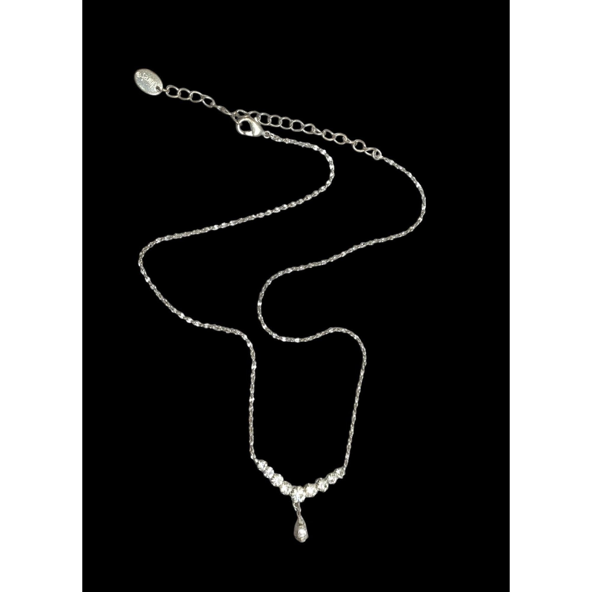 Other Claires Y2K Rhinestone Glam Prom Necklace Size ONE SIZE - 1 Thumbnail
