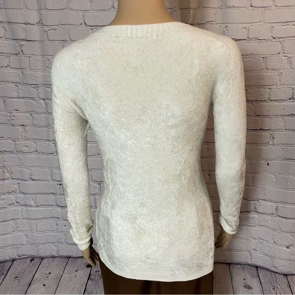 Other New Transit Par-Such Fuzzy Ivory Sweater Made in Italy Size Size M / US 6-8 / IT 42-44 - 3 Thumbnail