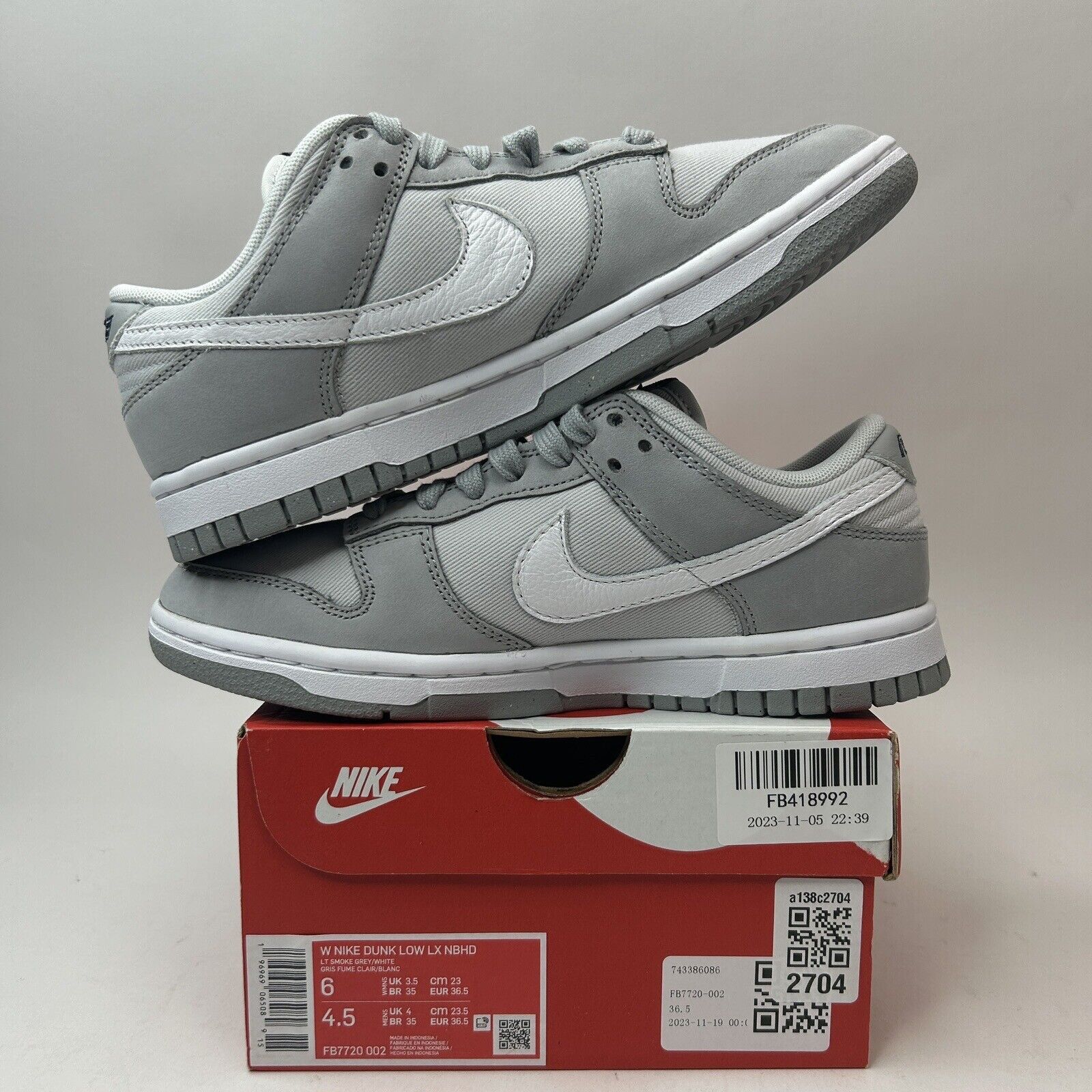 Nike Nike Dunk Low LX WMNS “Light Smoke Grey” 2023 Size US 6 / IT 36 - 3 Thumbnail