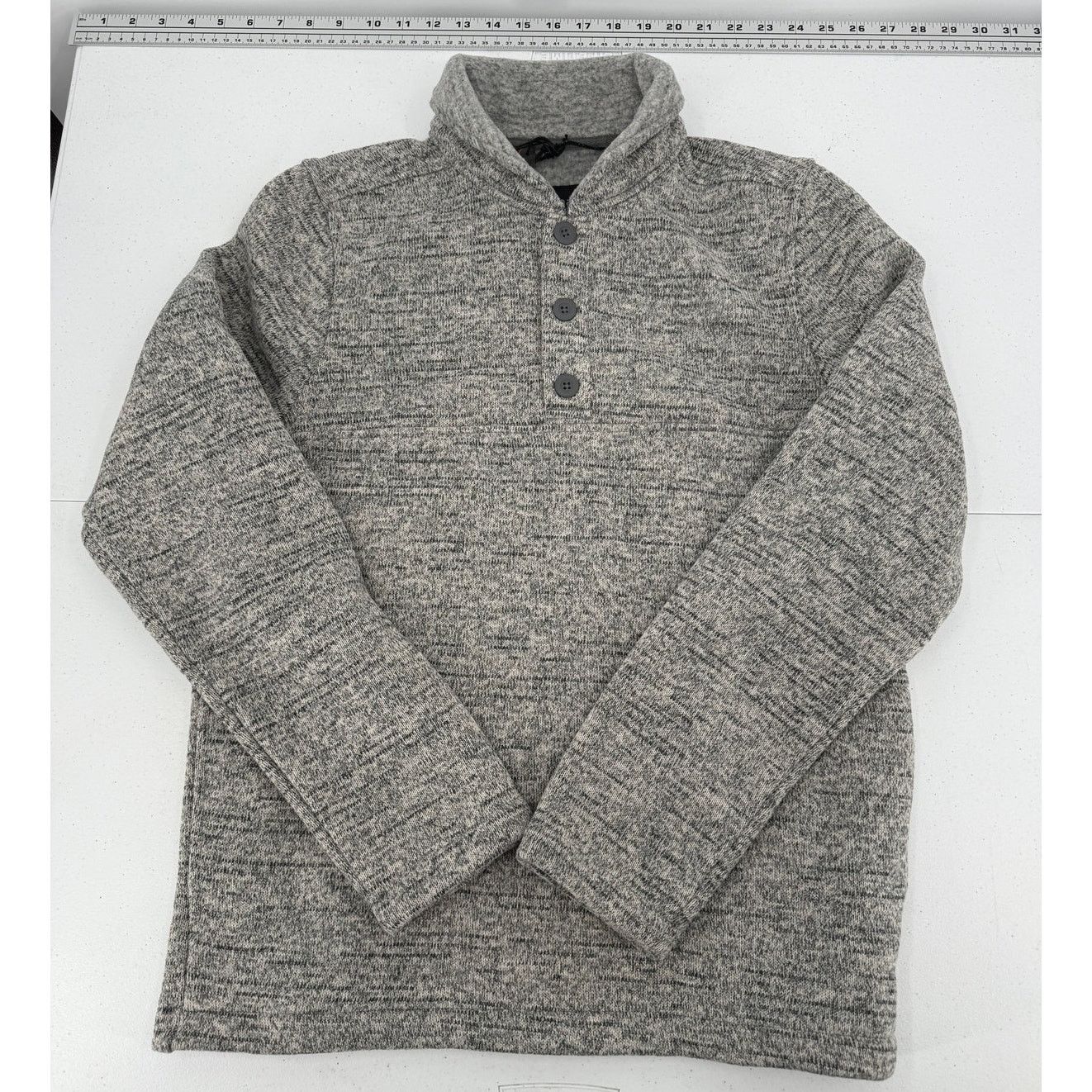 Prana NWT prAna Mens Tri Thermal Threads Henley Top Pockets Gray Size US S / EU 44-46 / 1 - 4 Thumbnail