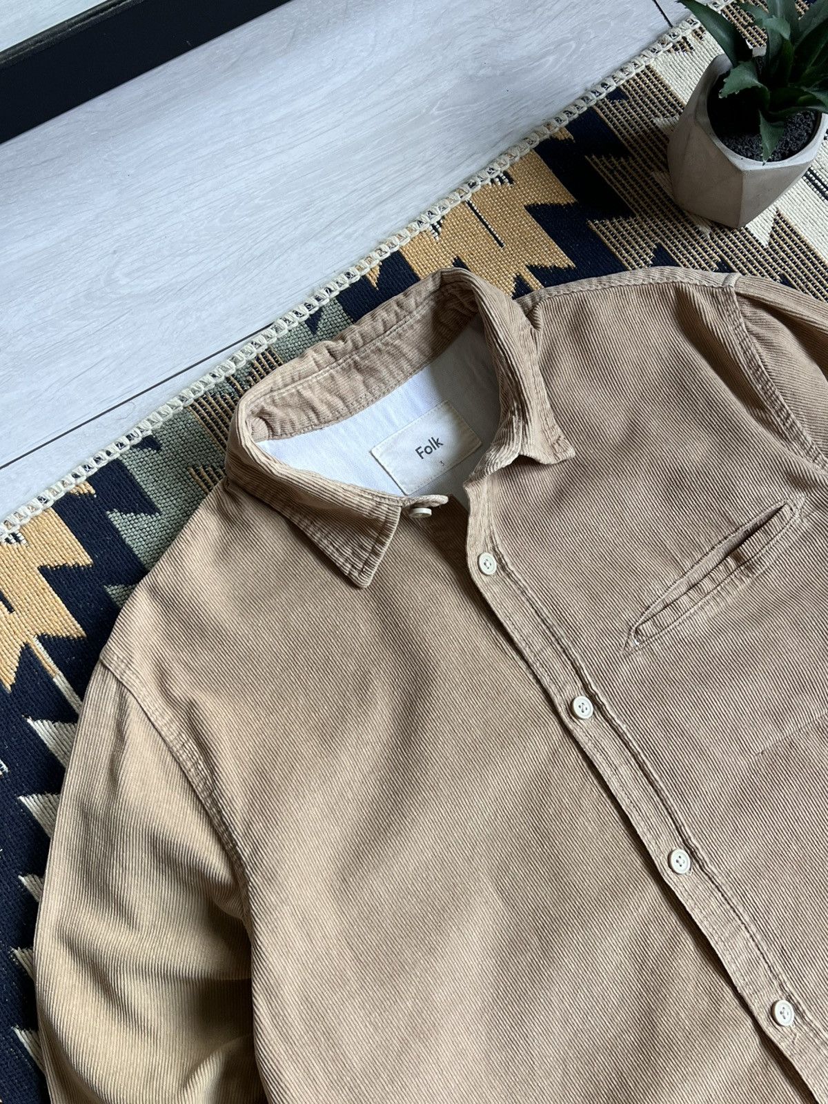 Folk Folk Velvet Corduroy Shirt Size US M / EU 48-50 / 2 - 2 Thumbnail