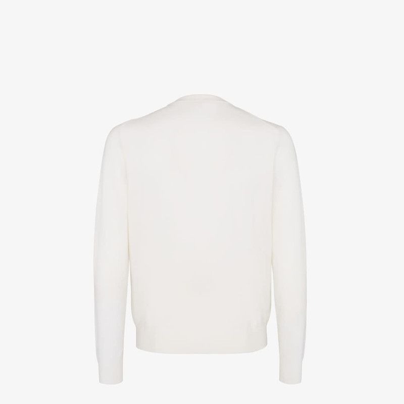 Fendi o1s1wg110226 Pullover in White Size US L / EU 52-54 / 3 - 2 Thumbnail