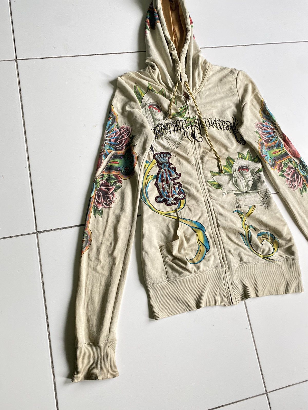 Affliction Christian audigier with love affliction zip Up Hoodie Size XS / US 0-2 / IT 36-38 - 3 Thumbnail
