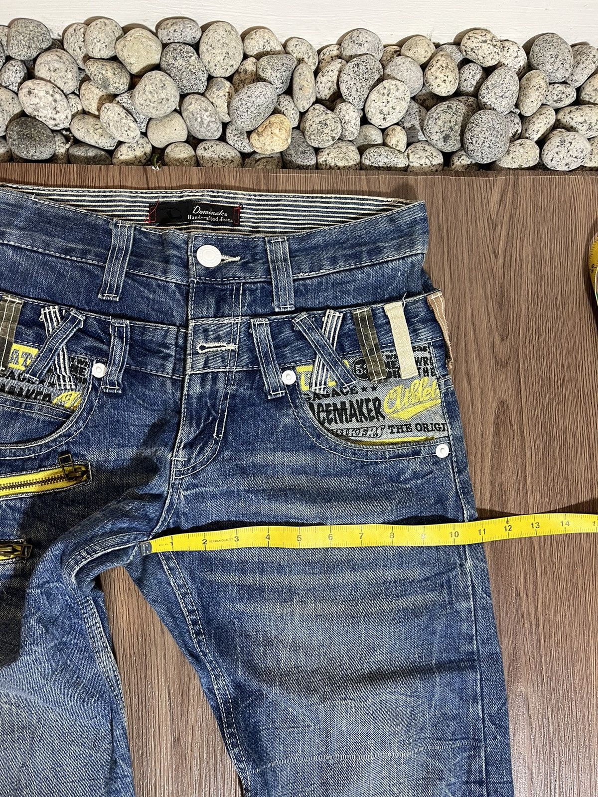 Hysteric Glamour × Japanese Brand Dominate Handcrafted Double Waist Denim Size US 31 - 13 Thumbnail