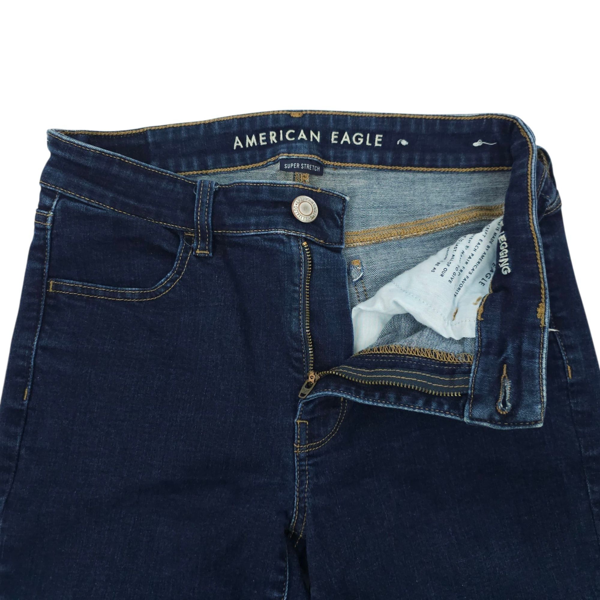 American Eagle Outfitters American Eagle Super Stretch Hi Rise Jegging Womens 8 Denim Size 30" / US 8 / IT 44 - 7 Thumbnail