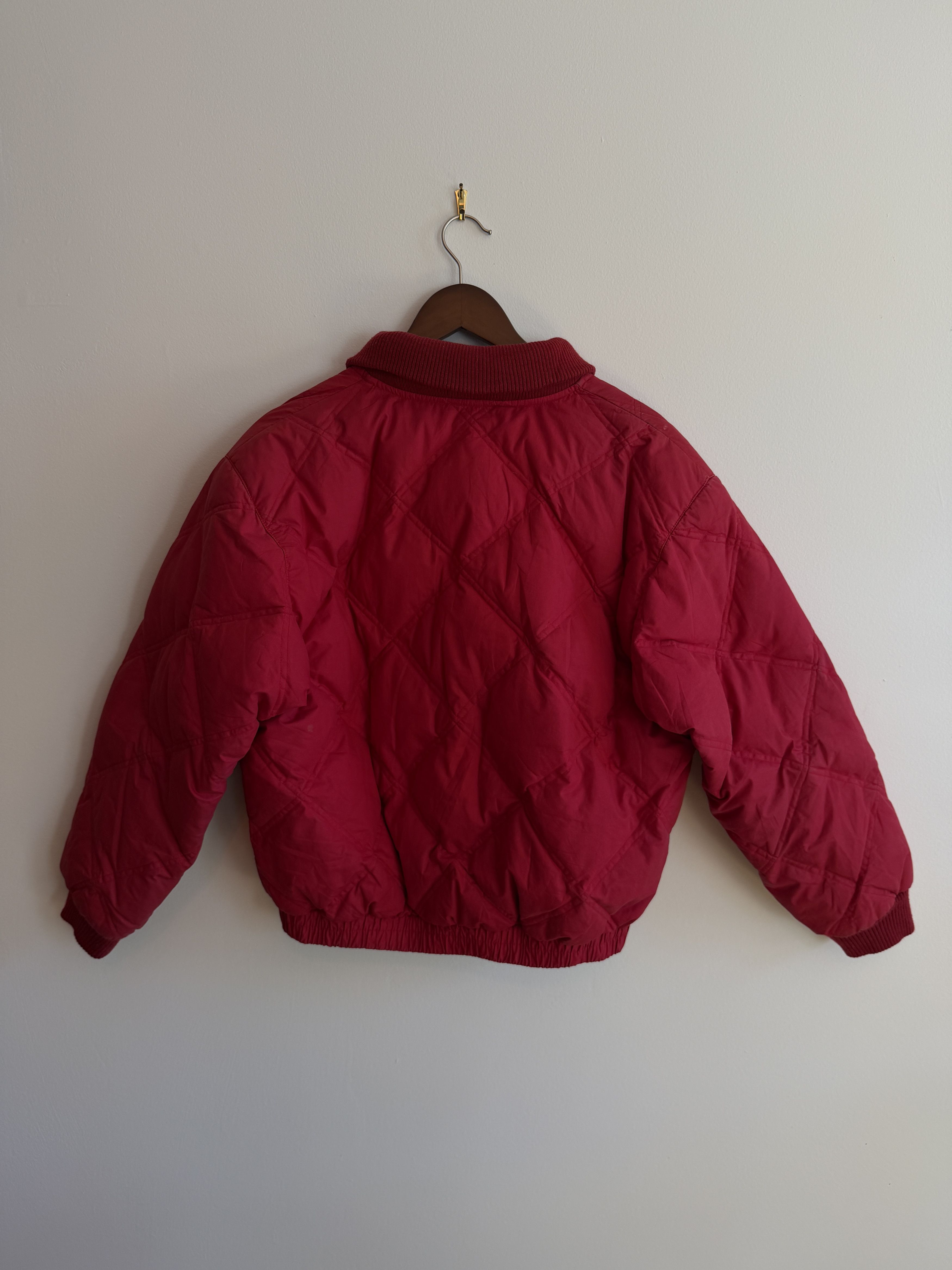 Eddie Bauer Vintage Red Eddie Bauer Skyliner Down Jacket Size US M / EU 48-50 / 2 - 2 Thumbnail
