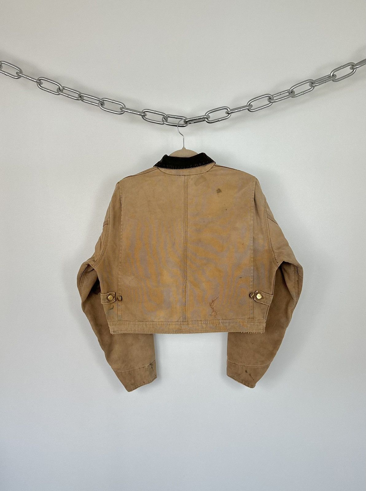 Carhartt Vintage 80s Carhartt USA Cropped Boxy Distressed Rare Jacket Size US S / EU 44-46 / 1 - 2 Thumbnail