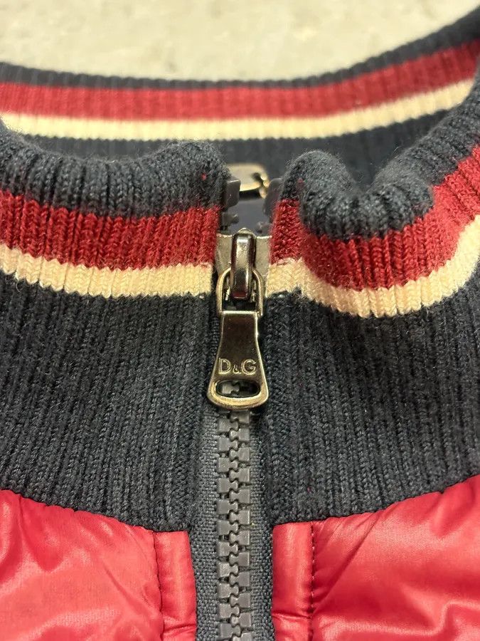 Dolce & Gabbana AW2008 Dolce & Gabbana Red Nylon Removable Sleeves Quilted Puffer Jacket Size US M / EU 48-50 / 2 - 11 Thumbnail