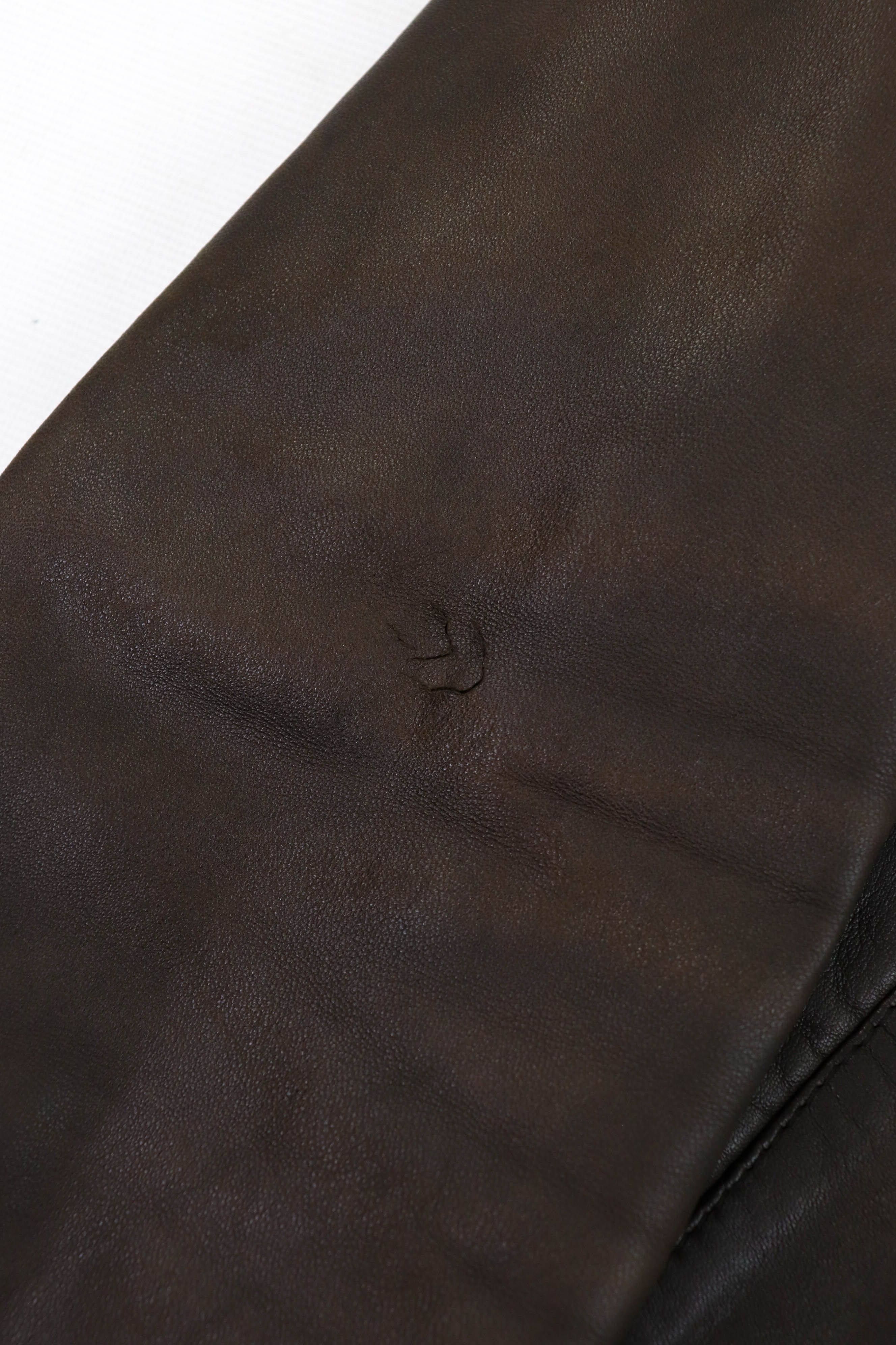 Cortigiani CORTIGIANI Faded Dark Brown RiRi Zippers Leather Jacket Size US M / EU 48-50 / 2 - 14 Thumbnail