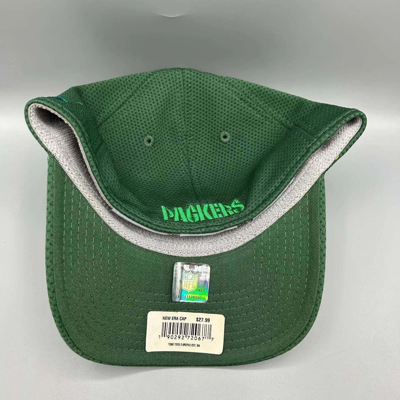 New Era Green Bay Packers Hat Men S-M Green NFL Stretch Fitted Size ONE SIZE - 9 Thumbnail