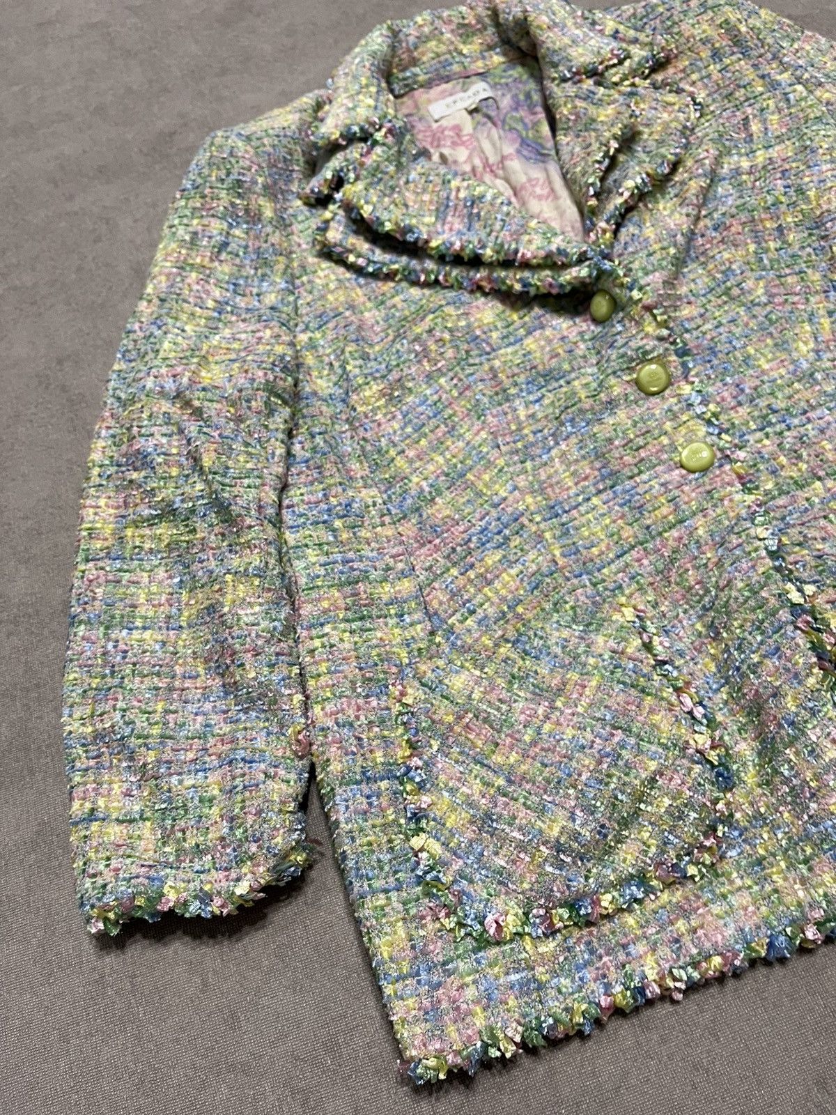 Escada Escada blazer jacket Womens Tweed luxury y2k vintage Coat Size M / US 6-8 / IT 42-44 - 3 Thumbnail