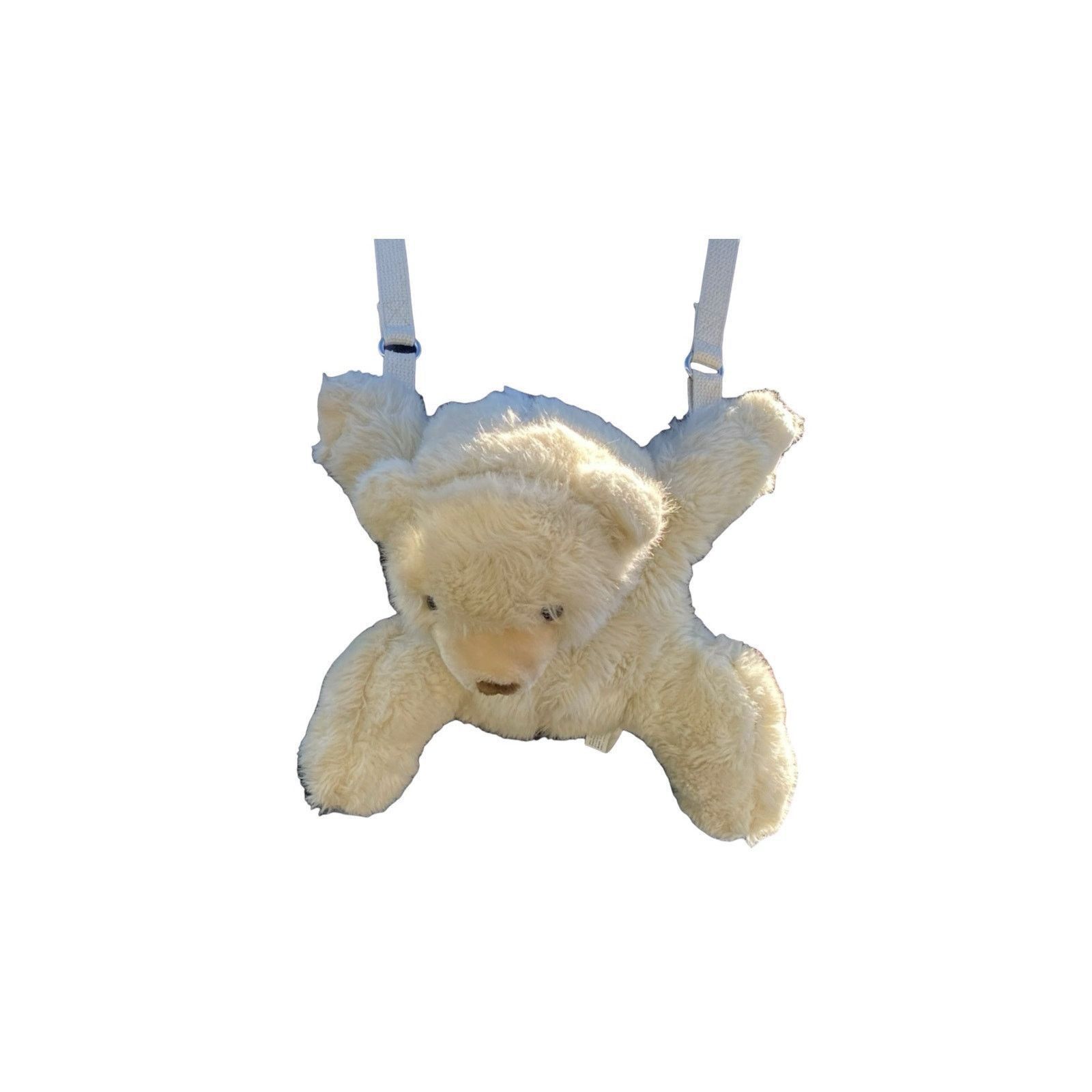 Handmade Handmade Upcycled Teddy Bear Backpack Plush Bear Bag Cute Size ONE SIZE - 3 Thumbnail