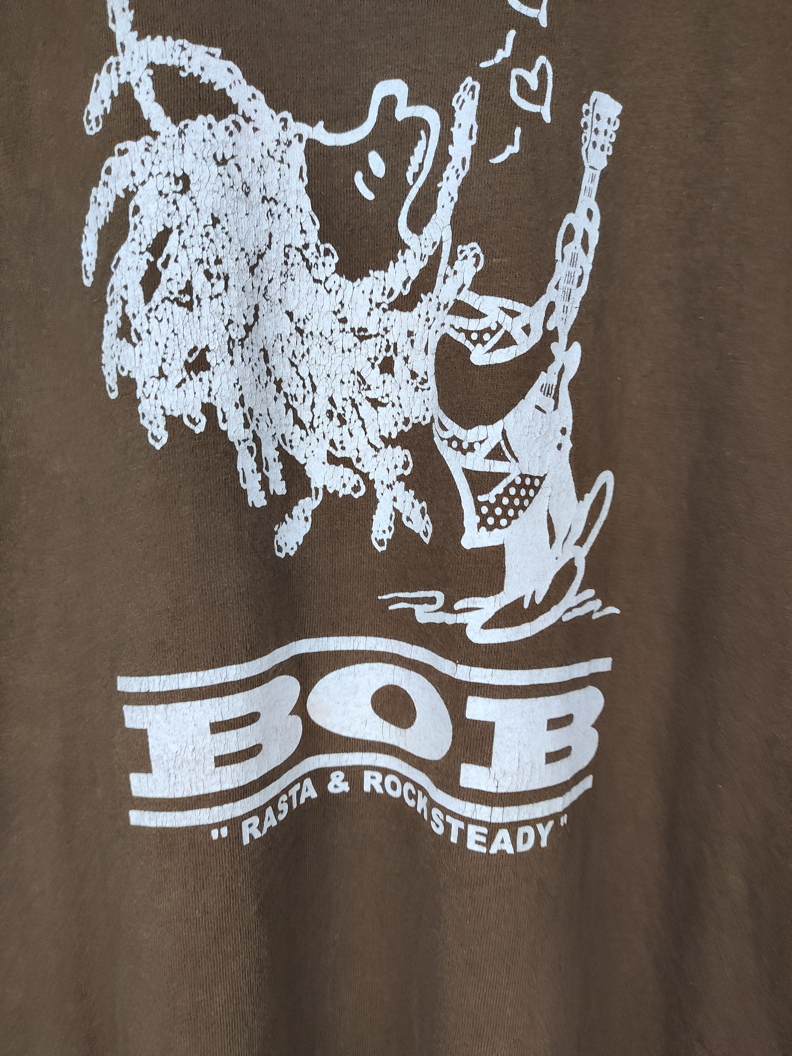 Vintage Vintage Bob Marley Snoopy Peanut Shirt Size US M / EU 48-50 / 2 - 3 Thumbnail