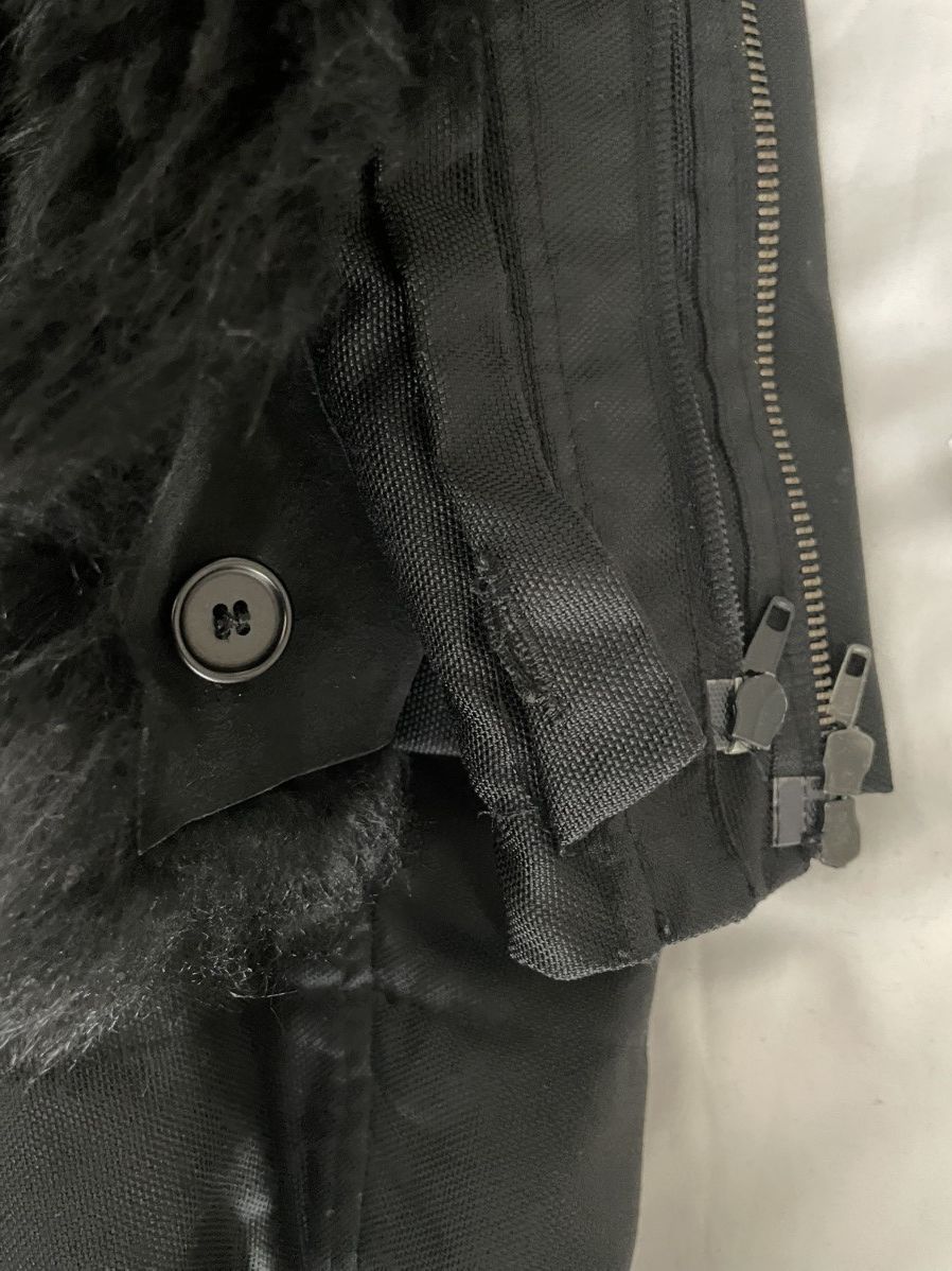 Helmut Lang Helmut lang a/w 2000 black ballistic nylon jacket fur lining Size US S / EU 44-46 / 1 - 10 Thumbnail