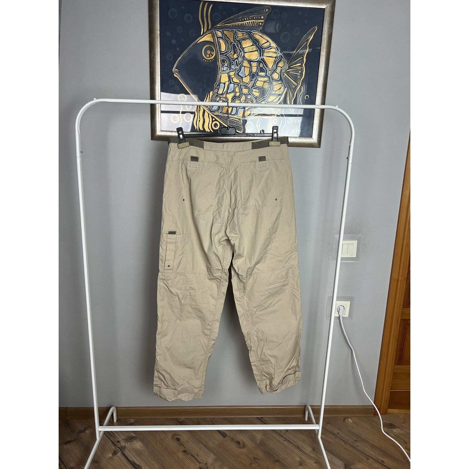 Polo Ralph Lauren Polo Ralph Lauren VTG Men`s Gray Beige Multipocket Cargo Pan Size US 32 / EU 48 - 9 Thumbnail