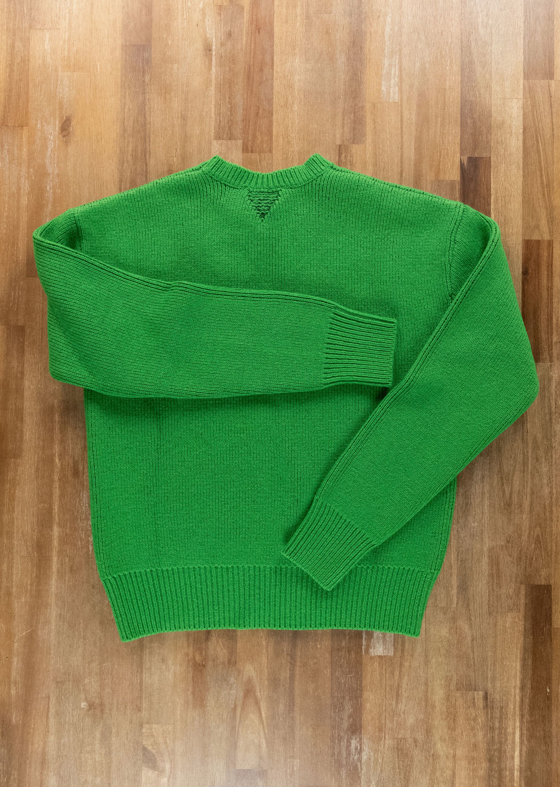 Bottega Veneta BOTTEGA VENETA parakeet green wool chunky sweater Medium Size US M / EU 48-50 / 2 - 6 Thumbnail